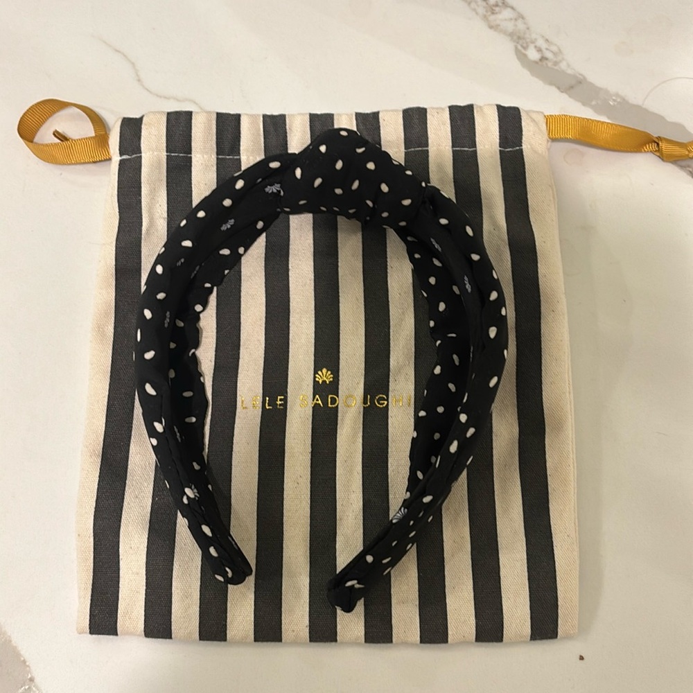 LELE SADOUGHI Dot Knotted Headband